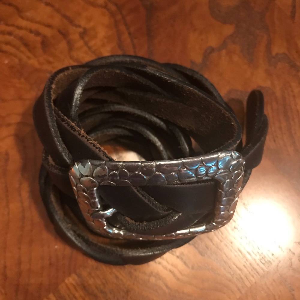 Brighton Belt Black Leather size 34 - Picture 5 of 7